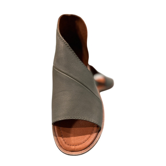 NWT FREE PEOPLE Mont Blanc Asymmetrical Mule Sandals Shoes 6.5/37 | QUICK SHIP - Picture 5 of 6